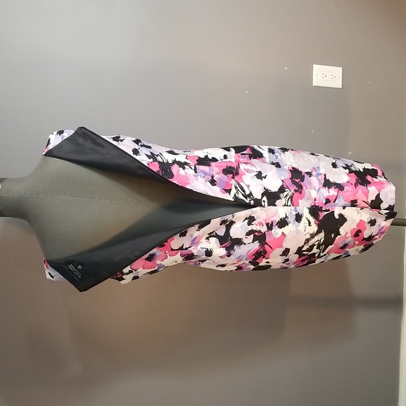 Black Label Evan Picone floral sheath dress with size 10 - 2 piece match jacket - Picture 8 of 17